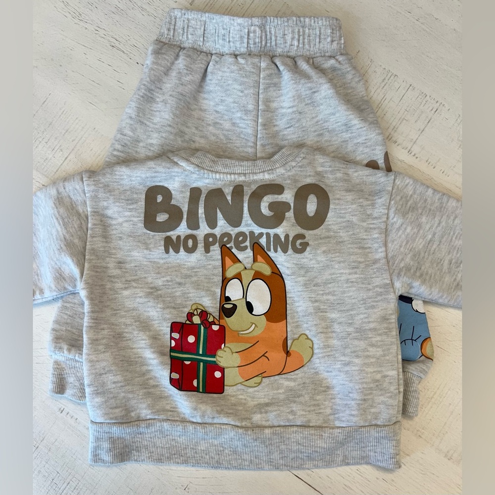 Bluey Baby Christmas Sweater Outfit - Picture 7 of 8